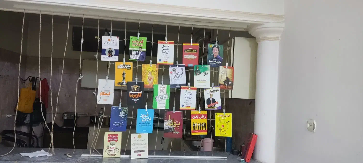 کتابخانه اقصادی و جذاب|کتابخانه، شلف، قفسههای دیواری|مشهد, کوثر|دیوار