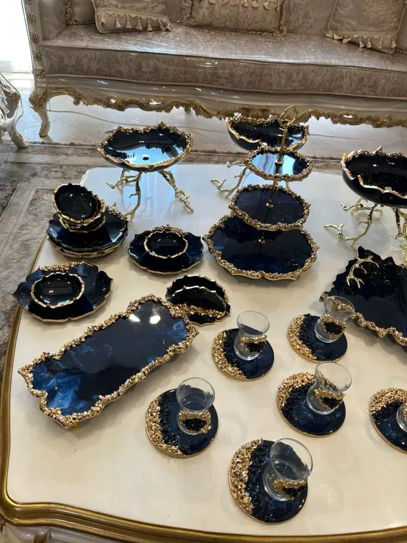 انواع سرویس رزین|ظروف سرو و پذیرایی|کارون, |دیوار