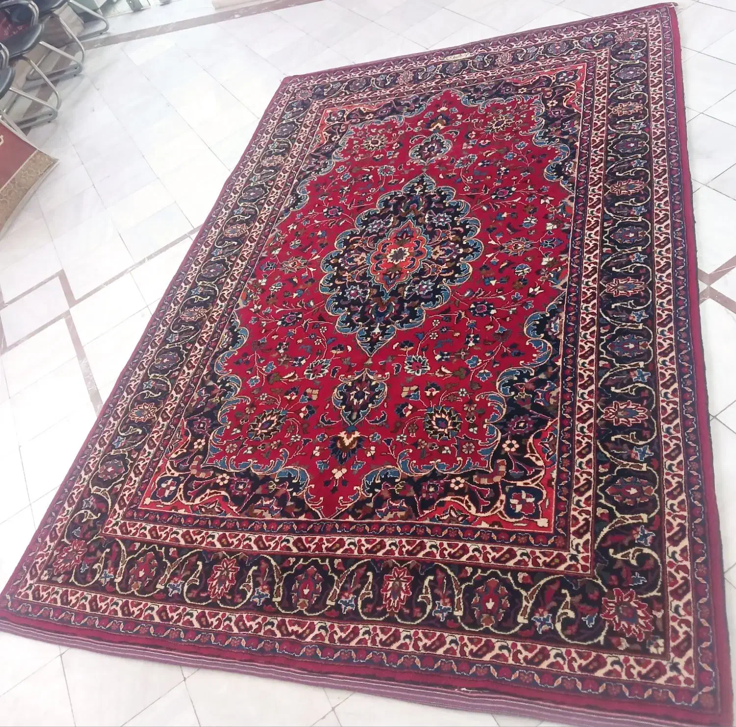 جفت ۶ متری دستباف طبس|فرش|مشهد, چهارباغ|دیوار