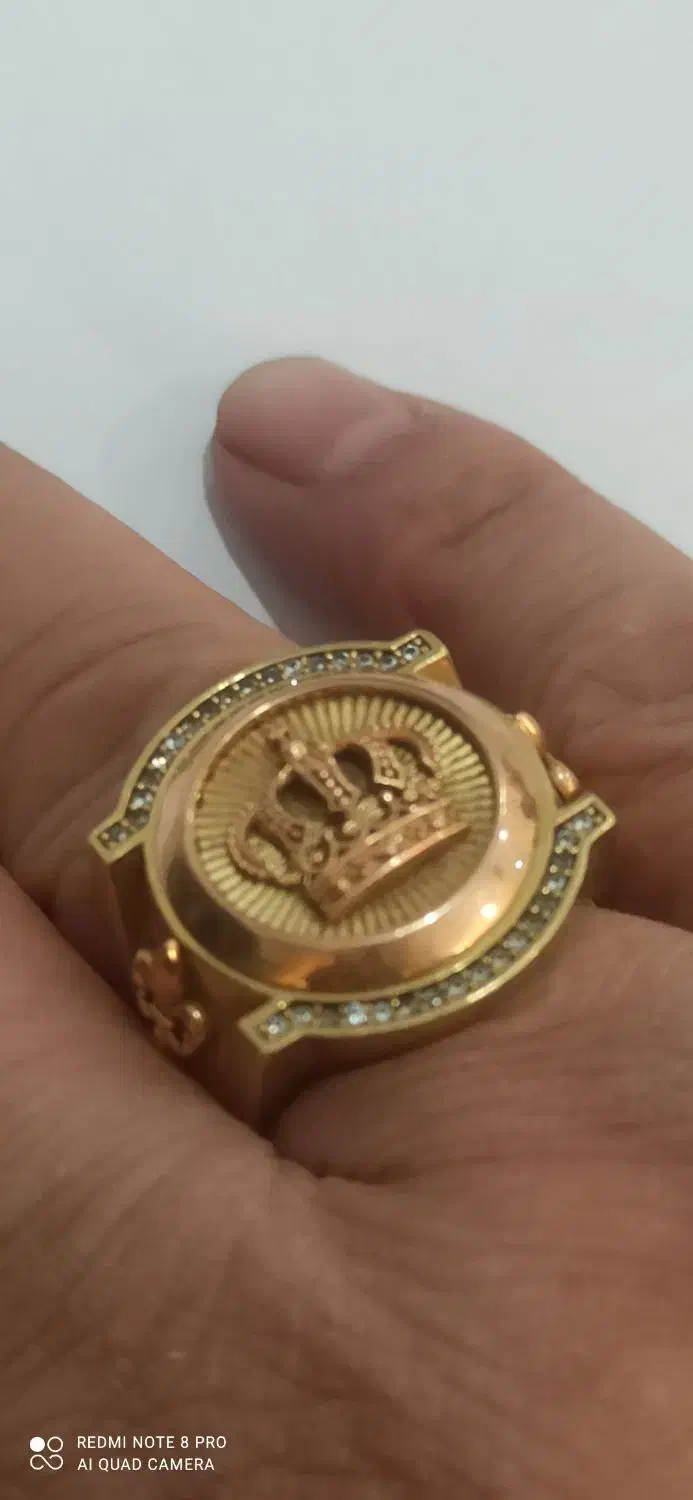 انگشتر طلای مردانه..فقط با اجرت پنج درصد. پول لازم|جواهرات|ری, دولتآباد|دیوار