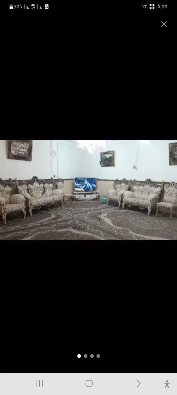 حراج مبل ۹نفره در حد نونو واقعی|مبلمان خانگی و میز عسلی|جوانرود, |دیوار