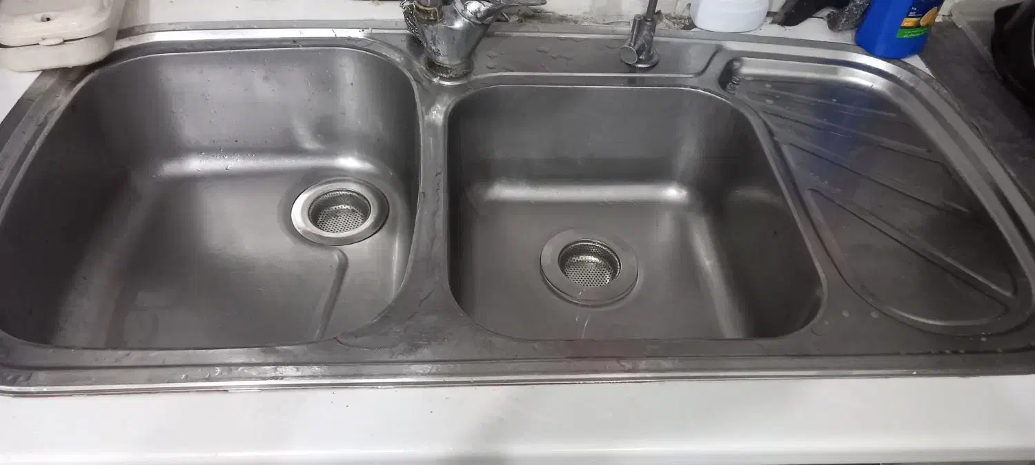 سینک ظرفشویی دوقلو|مصالح و تجهیزات ساختمان|قرچک, شهرک طلائیه|دیوار