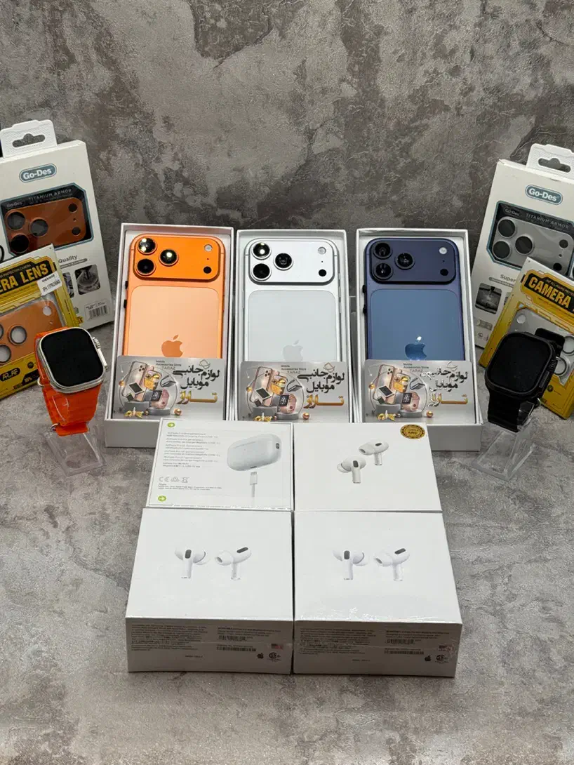 گوشی آیفون iPhone 17 promax فولکپی بالوازم کامل ZA|موبایل|کرج, کرج نو|دیوار