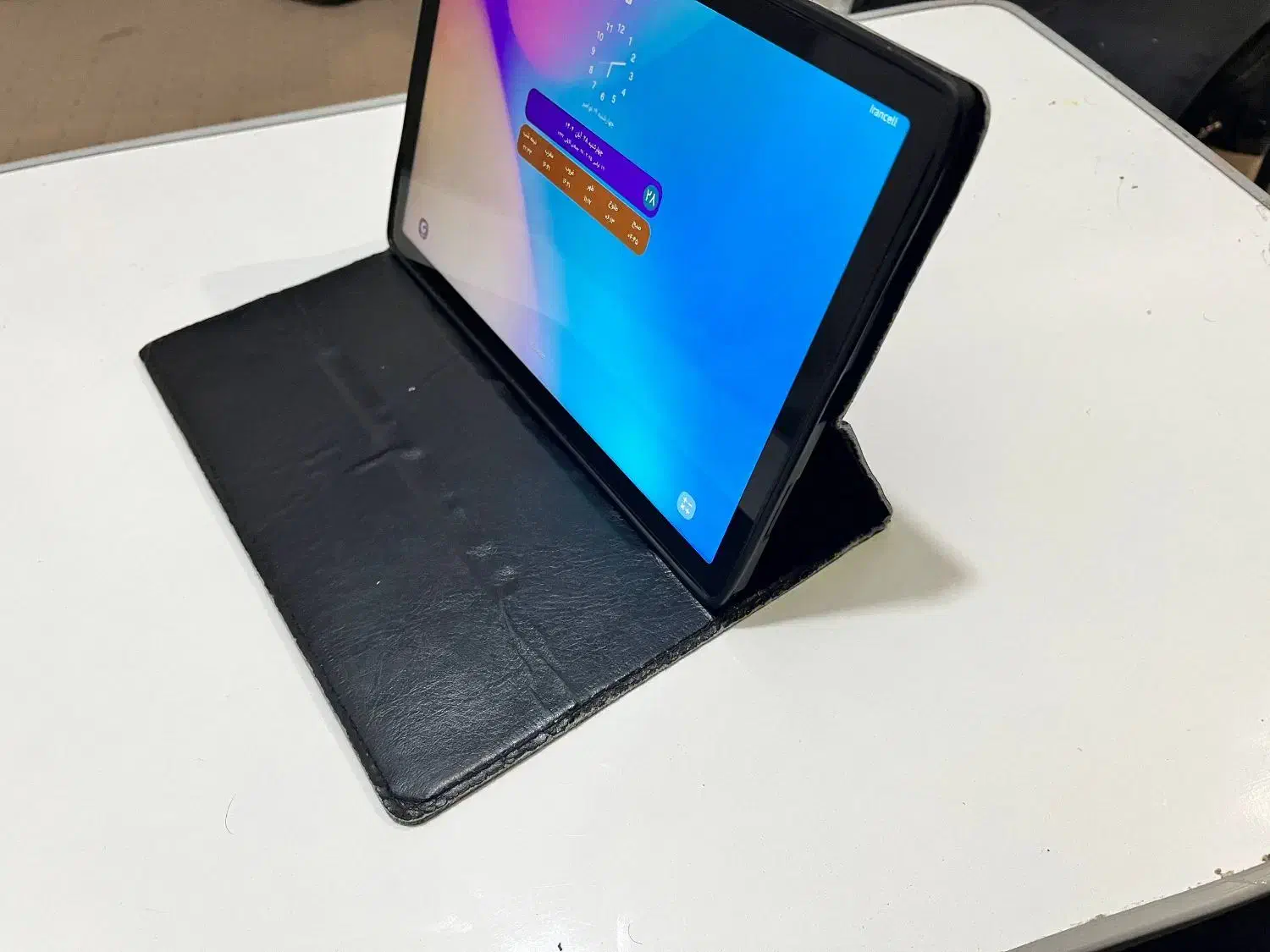 تبلت سامسونگ Samsung A8 با کیف محافظ چرم|تبلت|تهران, آجودانیه|دیوار