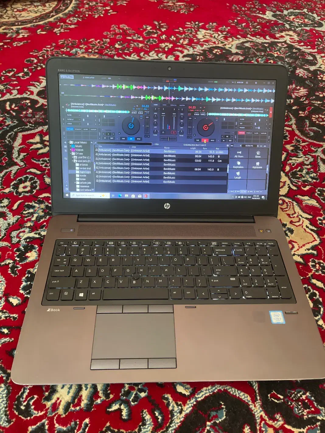 لپ تاب hp zbook G3 نسل 6 ودستگاه دی جی پایونر درحد|رایانه همراه|شیراز, شریف‌آباد|دیوار