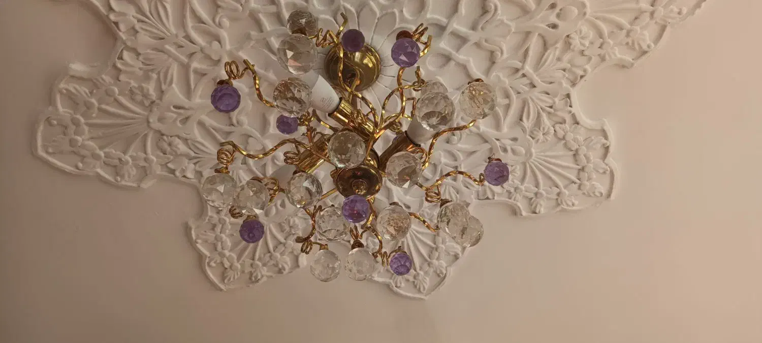 ۲عدد لوستر برنجی بسیارزیبا|لوستر و چراغ آویز|کرج, کرج نو|دیوار