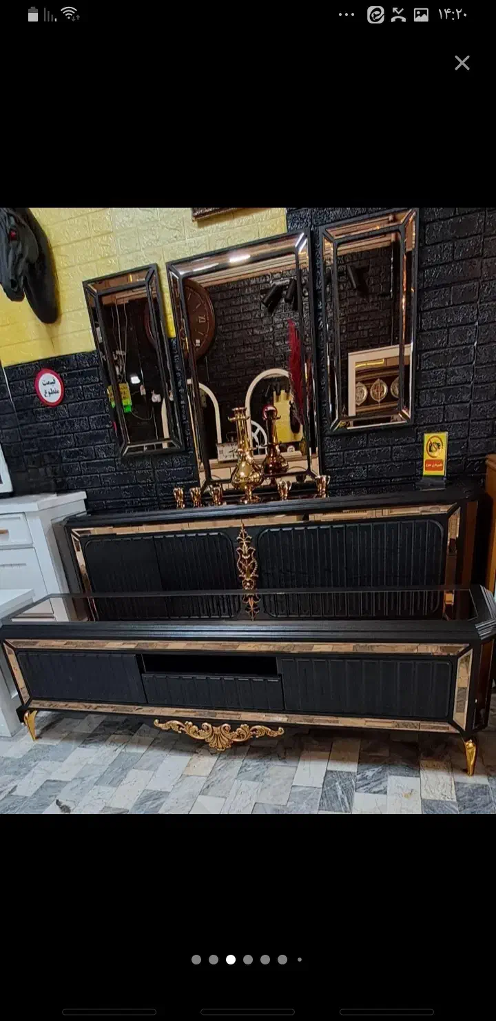 آینه  کنسول میزتیوی|بوفه، ویترین، کنسول|تهران, صاحب الزمان|دیوار