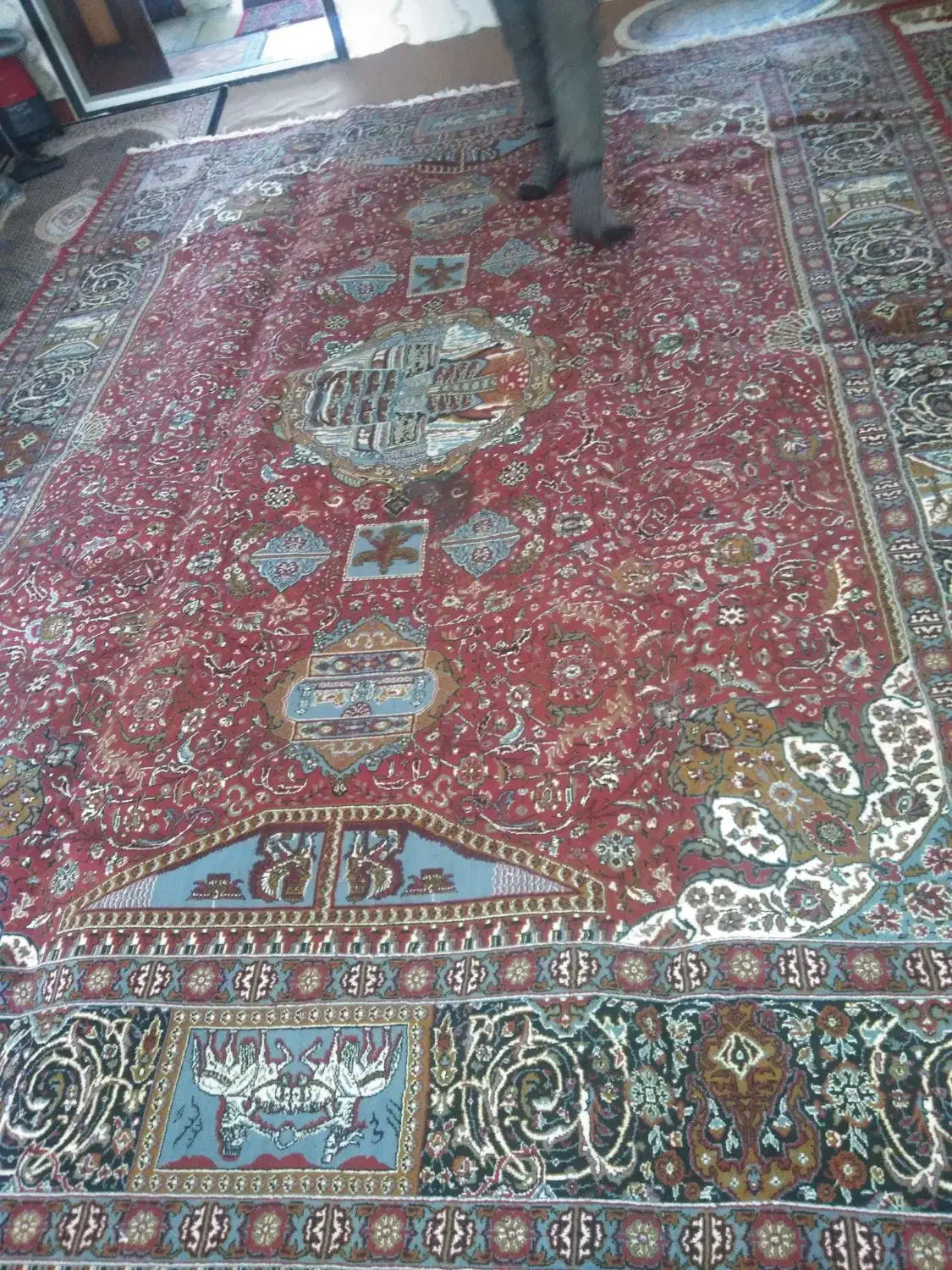 یک جفت فرش 12متری|فرش|اردبیل, |دیوار