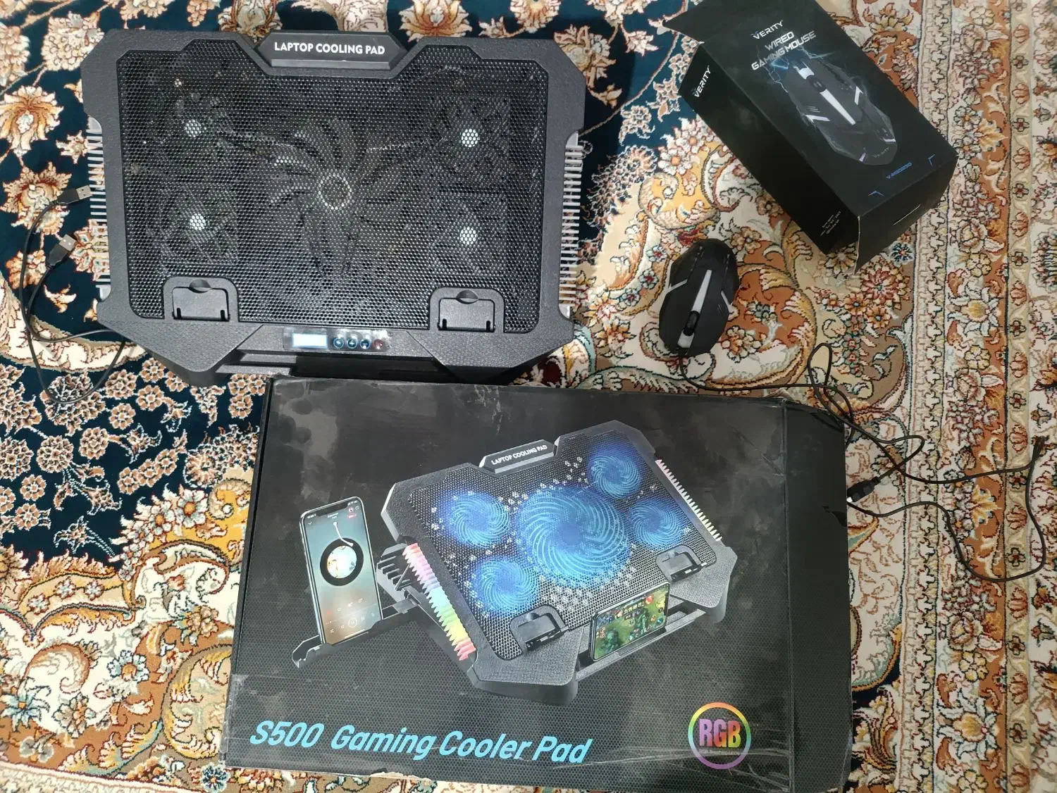 فروش کول پد RGB و موس گیمینگ|قطعات و لوازم جانبی رایانه|کامیاران, |دیوار