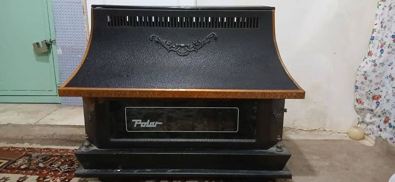 بخاری گازی شومینه ای بزرگ|بخاری، هیتر، شومینه|کرج, عظیمیه|دیوار