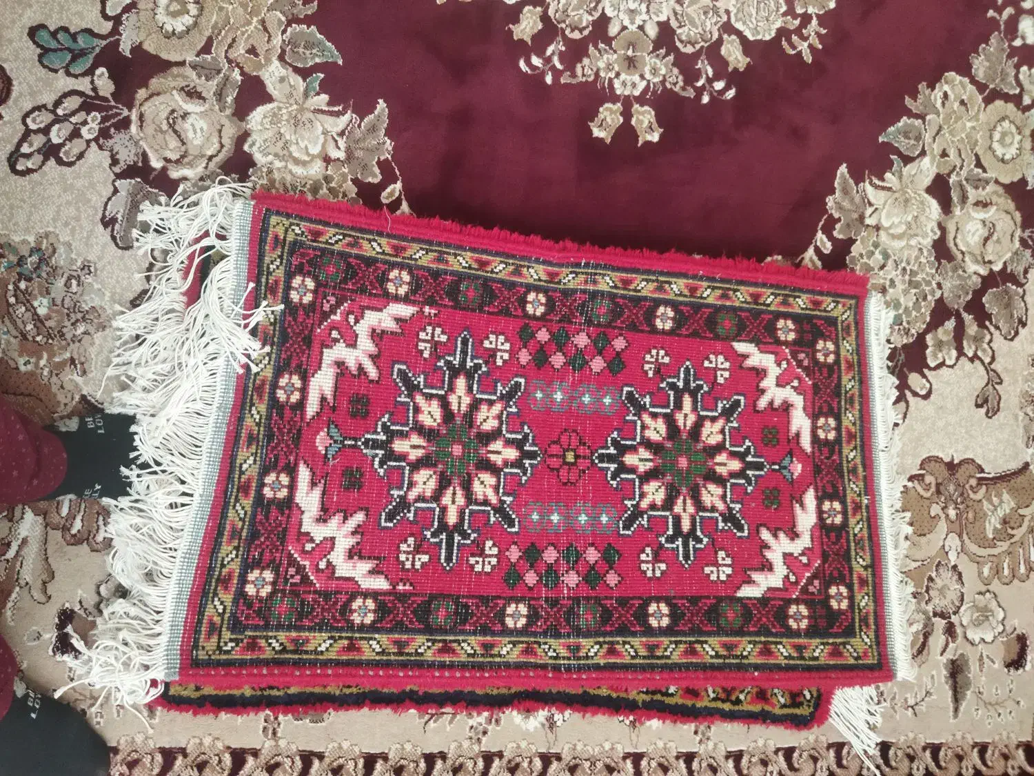 با سلام وقتتون بخیر دوتا فرش بانخ هریس|فرش|اهر, |دیوار