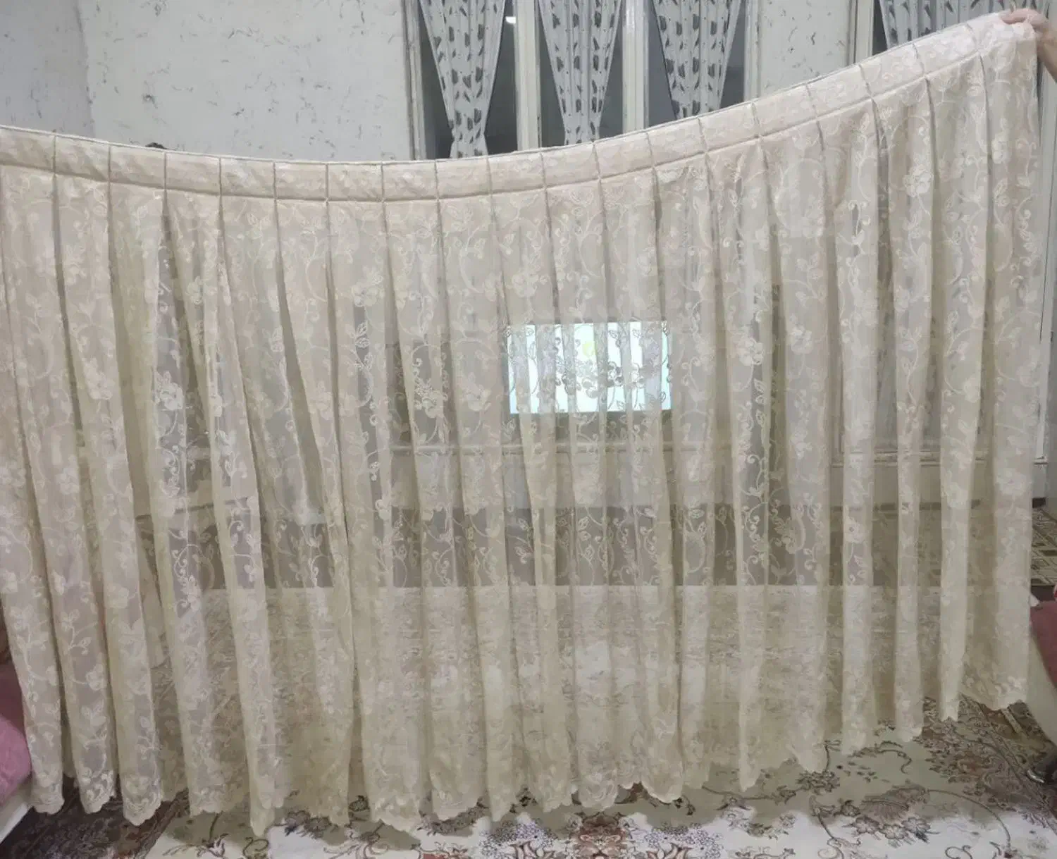 پرده|پرده، رانر، رومیزی|قم, رضویه|دیوار