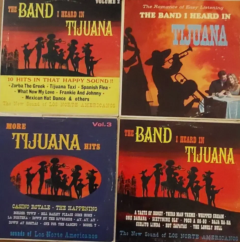 ۴ عدد صفحه گرام گرامافون 33 دور گروه tijuana|فیلم و موسیقی|تهران, فاطمی|دیوار