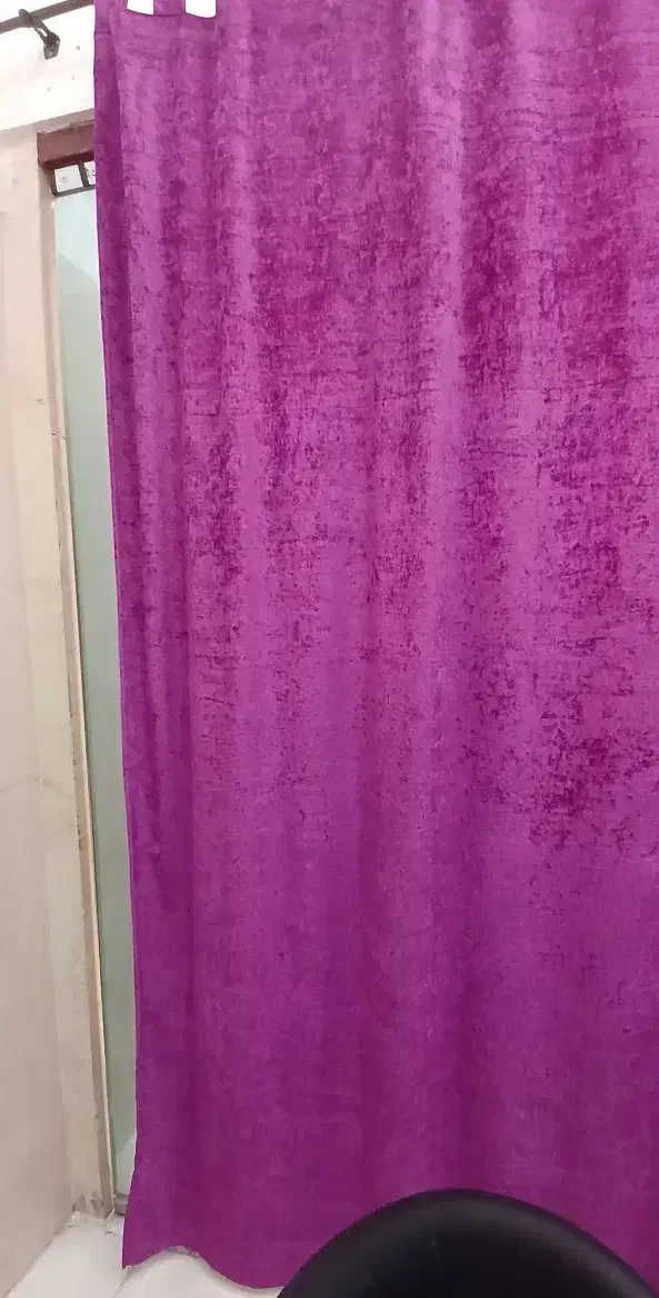 پرده مخمل ۴ متری و آینه|پرده، رانر، رومیزی|اسلامشهر, شهرک واوان|دیوار