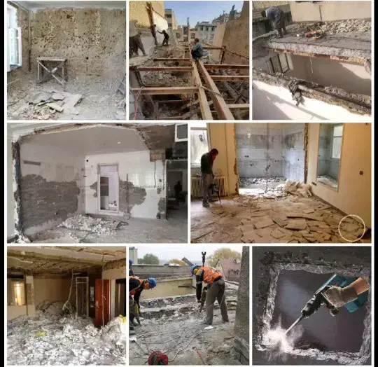 تخریب کلی و جزئی چاکن بنایی شیار زنی وصل اگو 0تاصد|خدمات پیشه و مهارت|مشهد, طلاب|دیوار