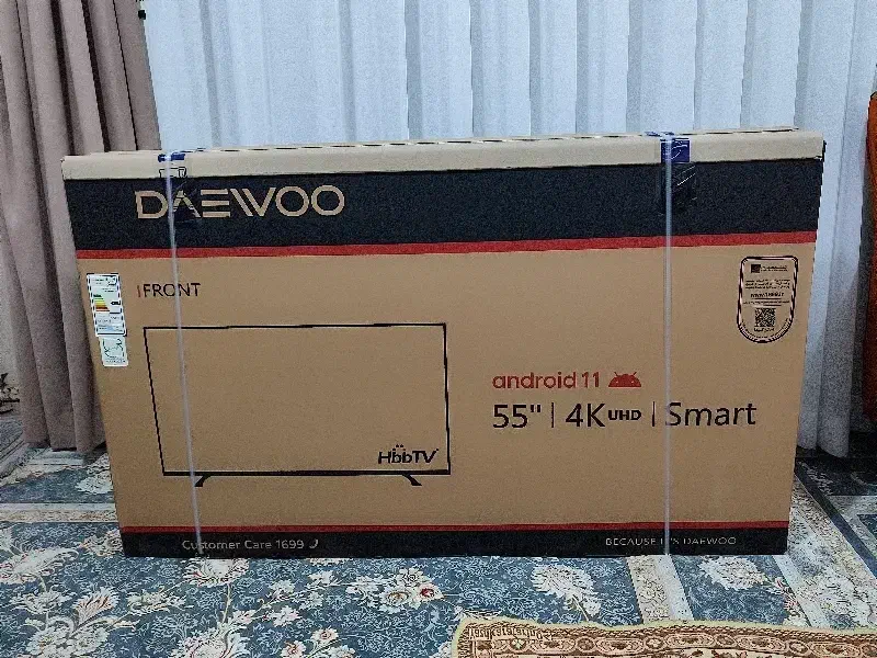 تلویزیون دوو ۵۵ اینچ هوشمند|تلویزیون و پروژکتور|قوچان, |دیوار