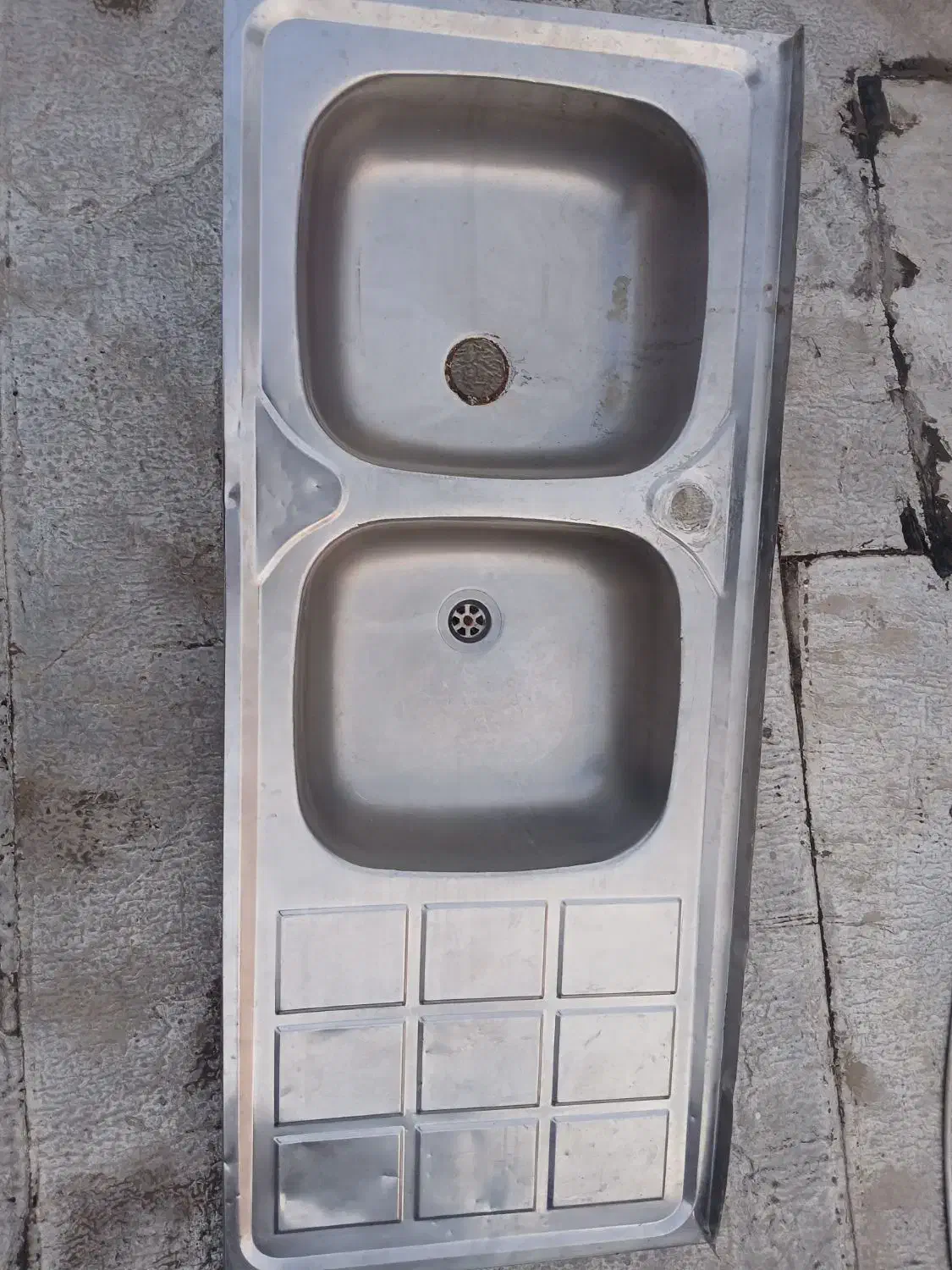 سینک دو قلو|آب‌چکان و نظم‌دهنده ظروف|پاکدشت, پاکدشت (مامازند)|دیوار