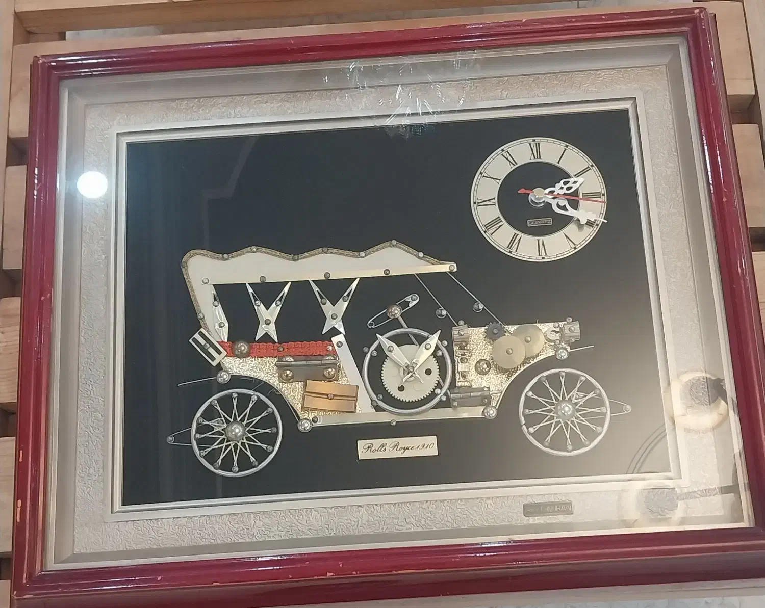 ساعت دیواری ژاپنی دست‌ساز قدیمی آنتیک|ساعت دیواری و تزئینی|تهران, صادقیه|دیوار