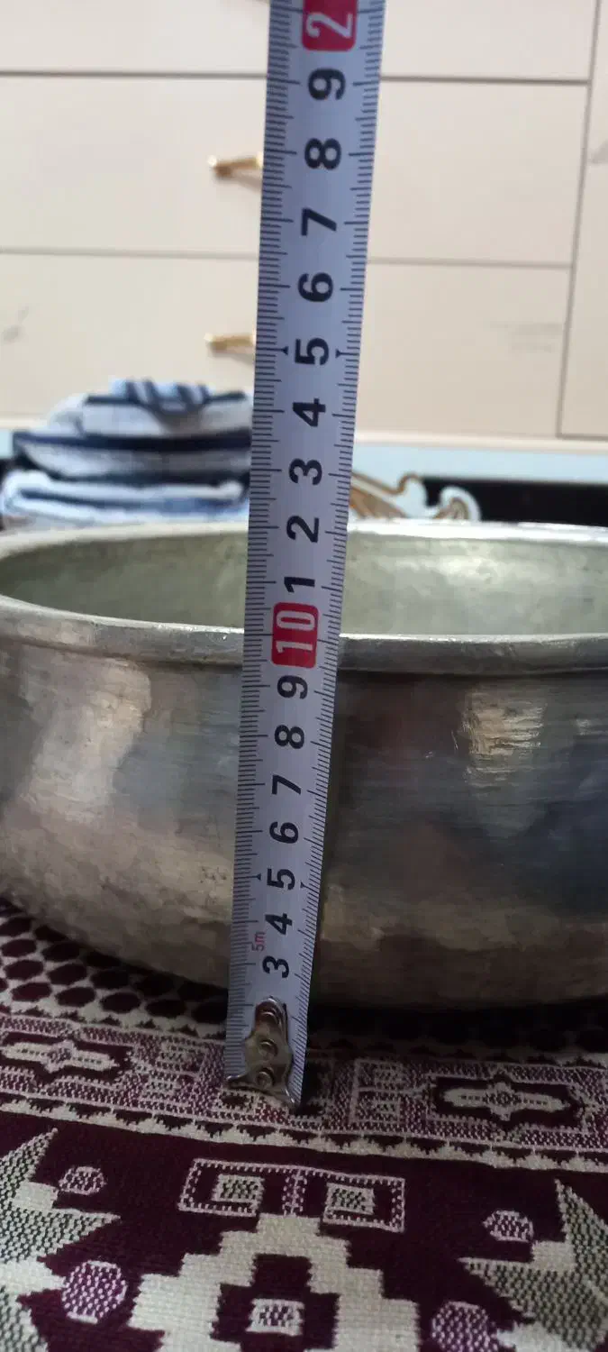 تشت سفید مس|ظروف سرو و پذیرایی|تهران, هاشم‌آباد|دیوار