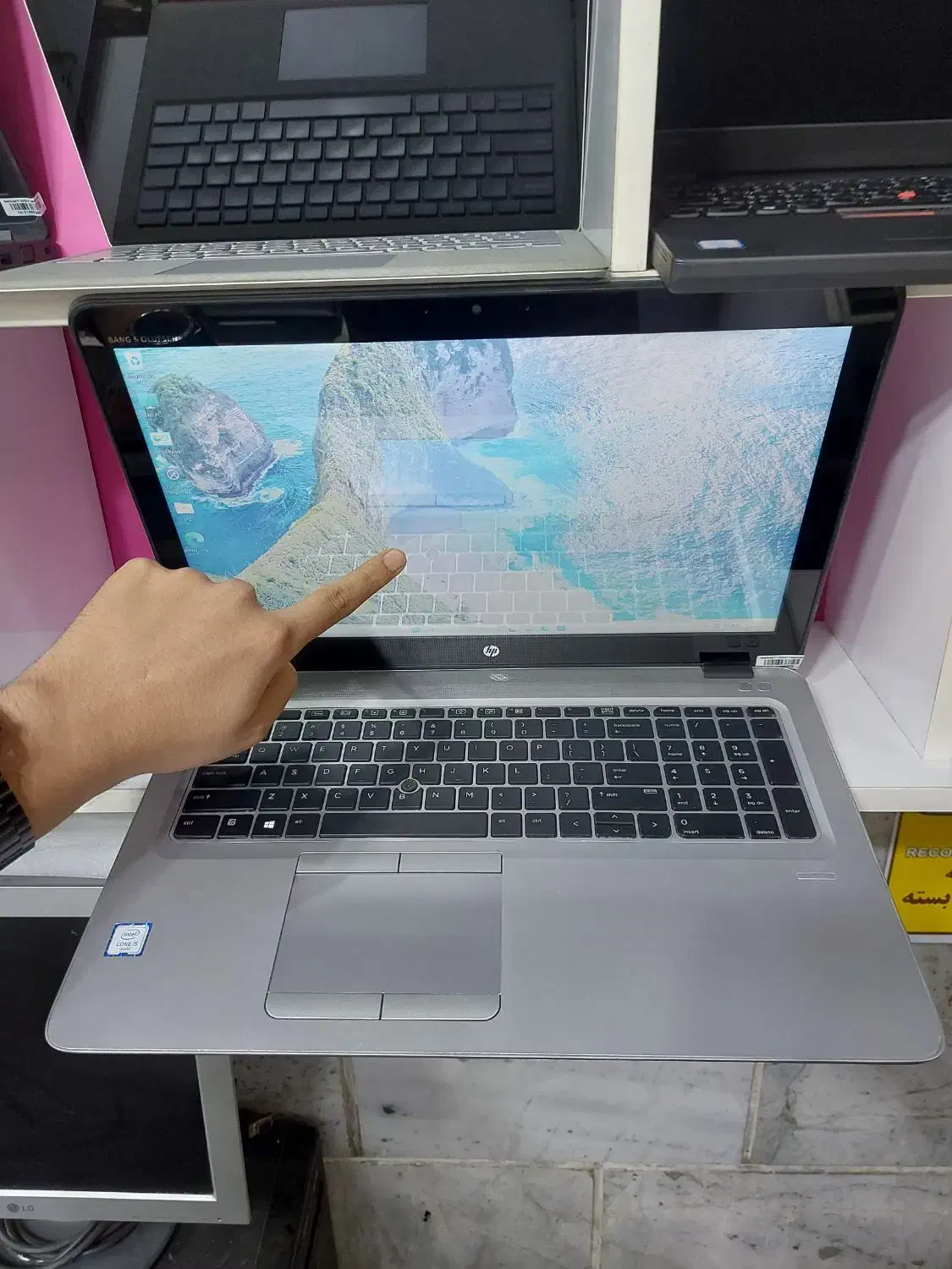 لپتاپ اسلیم سبک اچ پی لمسی i5 RAM16 SSD256 باکارتن|رایانه همراه|کرج, گلشهر|دیوار