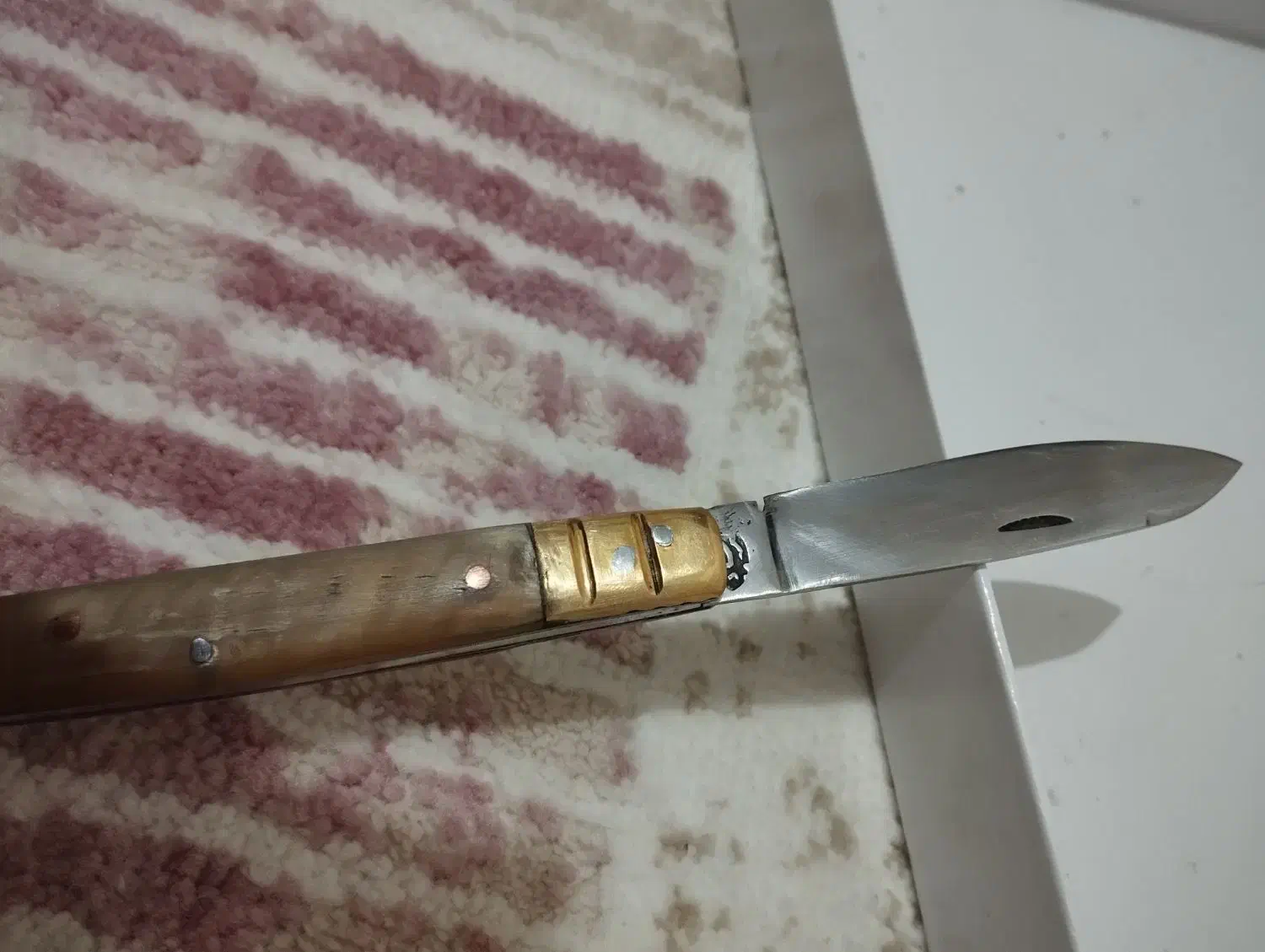 چاقو دسته شاخ|کلکسیون اشیاء عتیقه|کرمانشاه, |دیوار