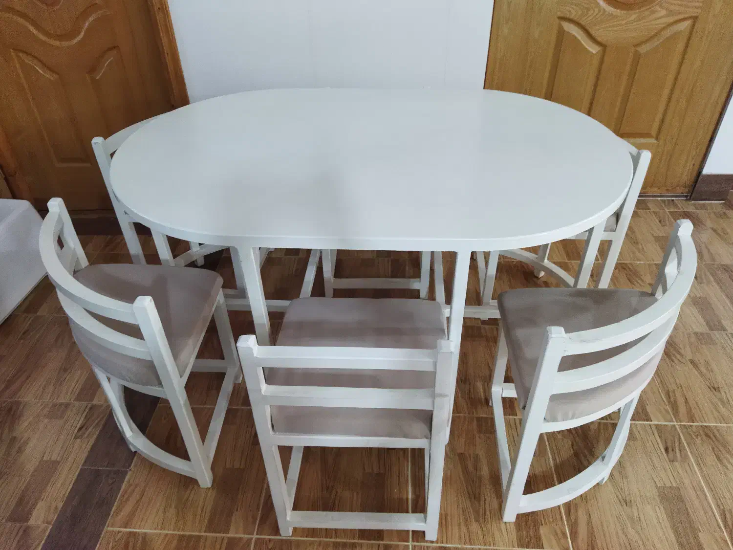 میز نهارخوری کم جا|میز و صندلی غذاخوری|گرگان, |دیوار