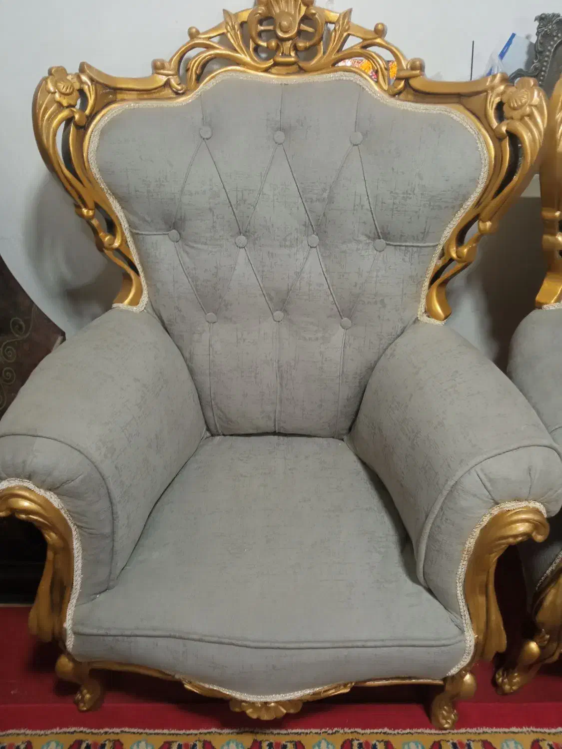 مبل سلطنتی چوب|مبلمان خانگی و میز عسلی|بناب, |دیوار