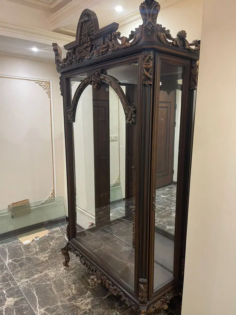 بوفه چوب راش|بوفه، ویترین، کنسول|یزد, |دیوار