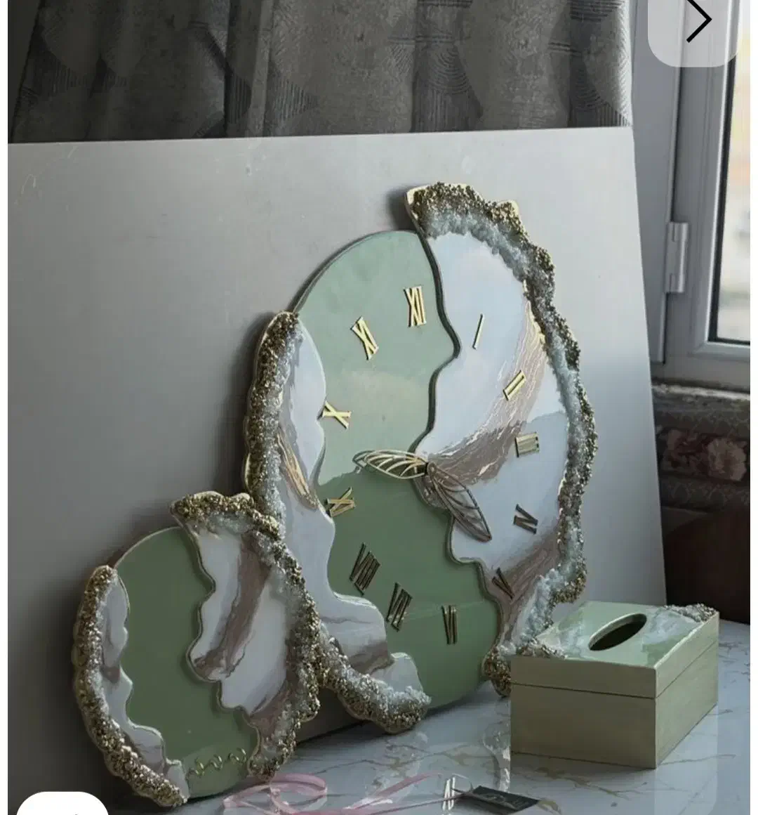 تابلو و ساعت های رزینی|تابلو، نقاشی، عکس|پارسآباد, |دیوار