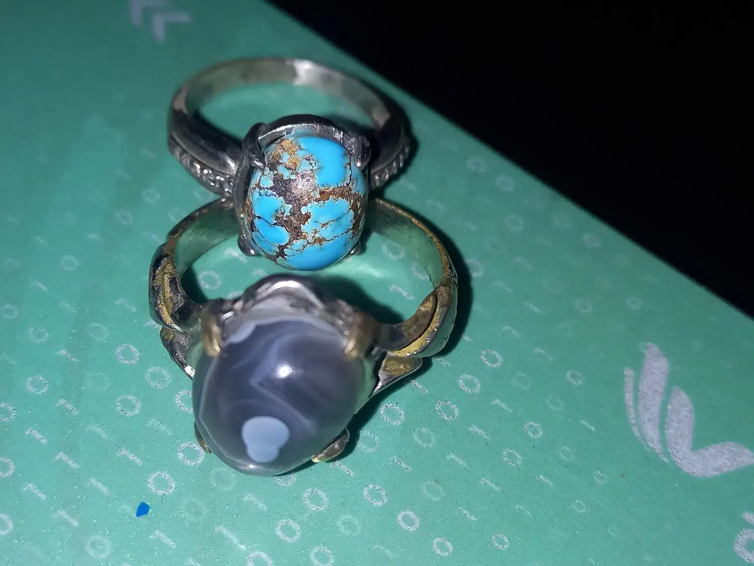 انگشتر فیروزه و بابا قوری|جواهرات|اصفهان, رهنان|دیوار