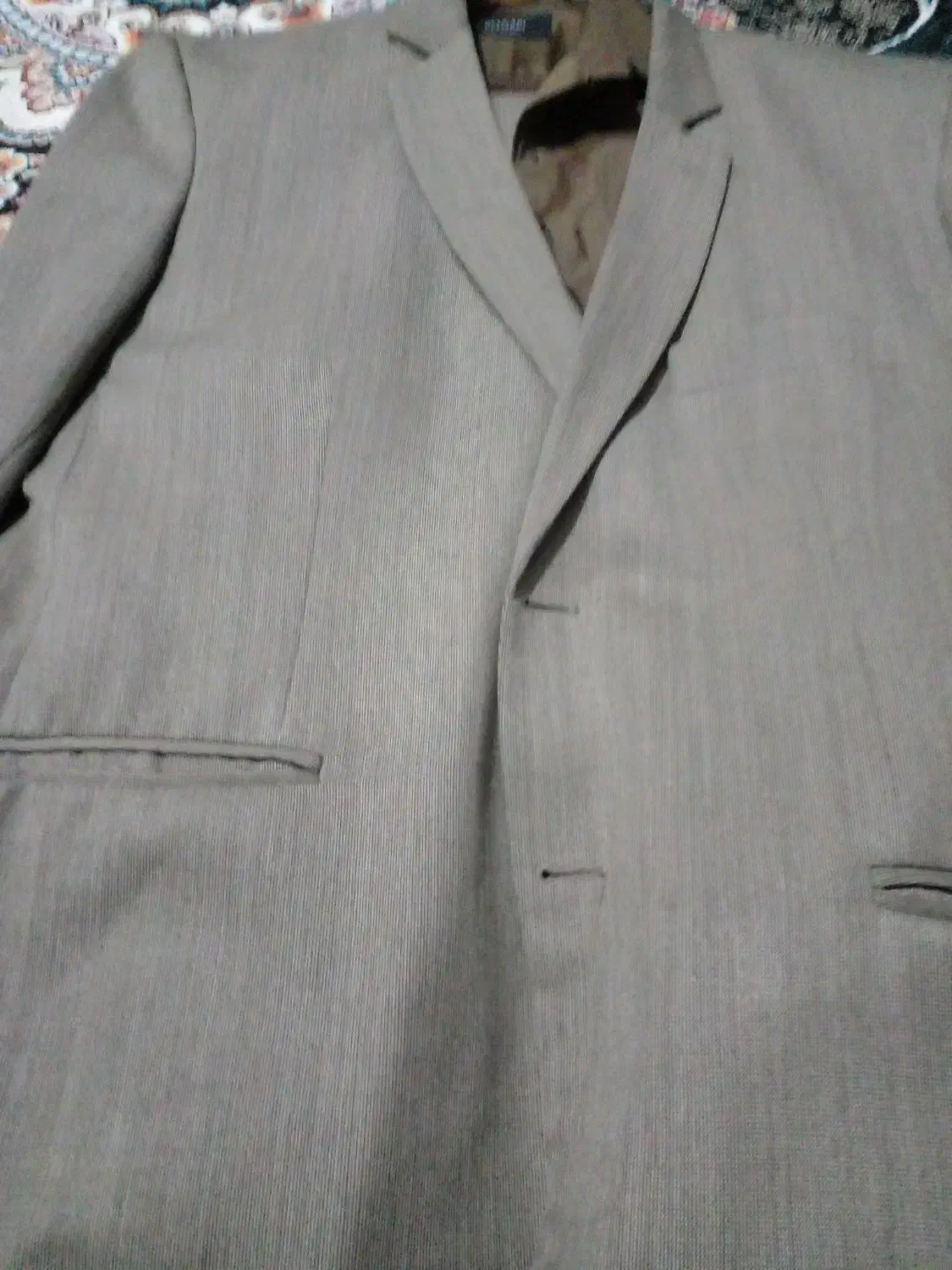 کت شلوار با پیراهن رنگ قهوای روشن|لباس|چهارباغ, |دیوار