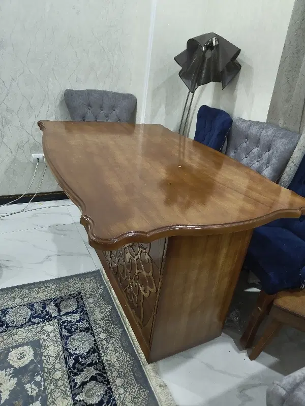 میز ناهارخوری 6 نفره منبتکاری کشودار|میز و صندلی غذاخوری|تهران, عباسی|دیوار
