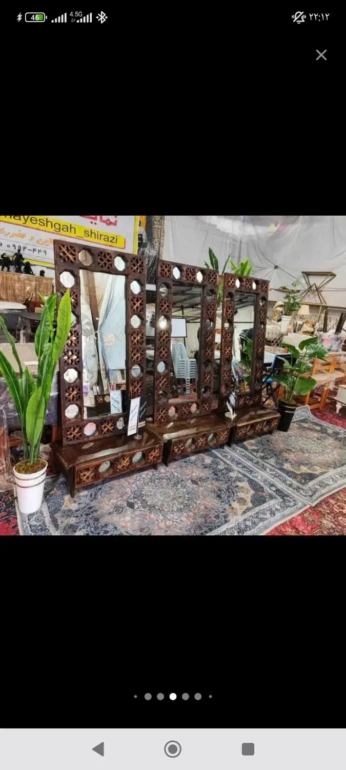 آینه قدی . دفرمه . نئون . نورپردازی|مبلمان خانگی و میز عسلی|کازرون, |دیوار