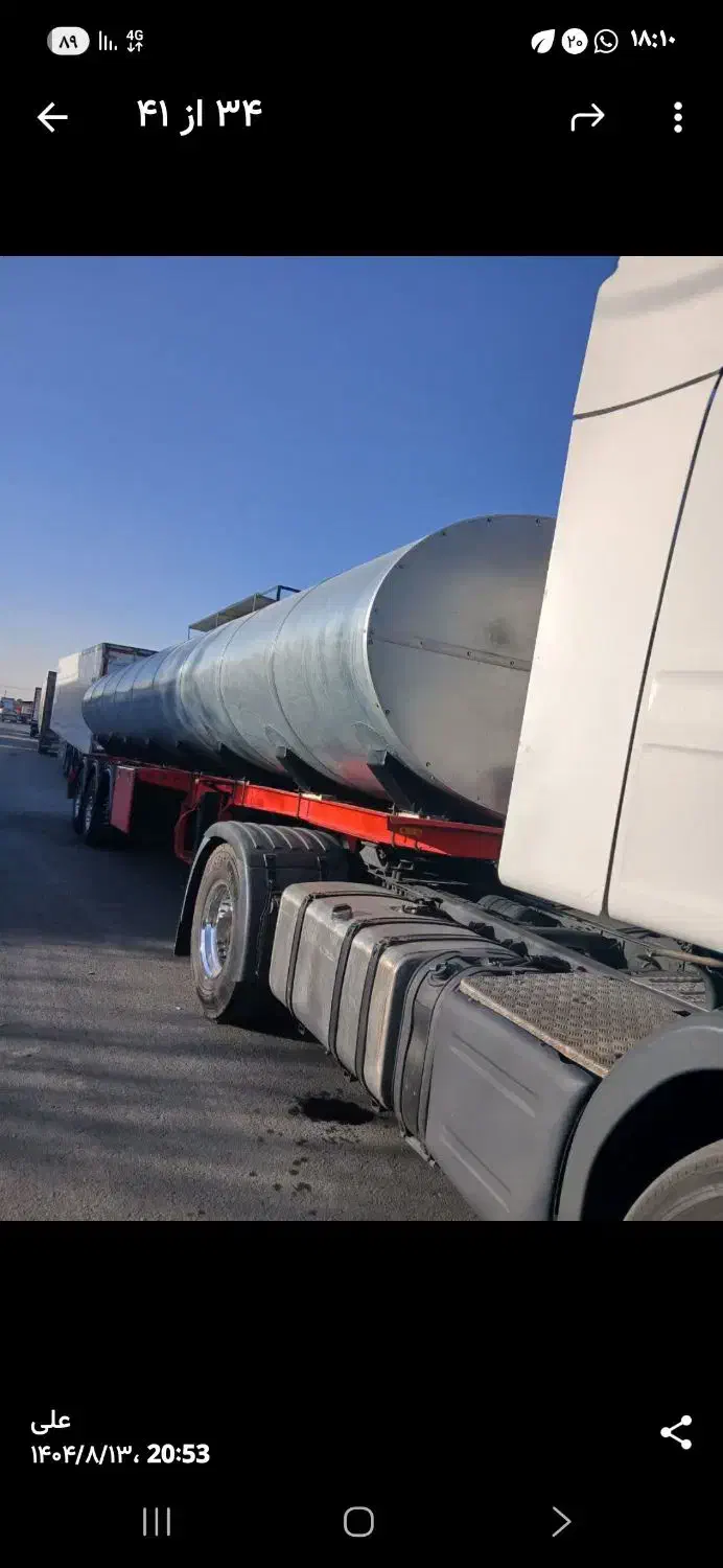 تانکر قیر ۳محور دوجداره پا به صفر|قطعات یدکی و لوازم جانبی|رباط‌کریم, رباط‌کریم|دیوار