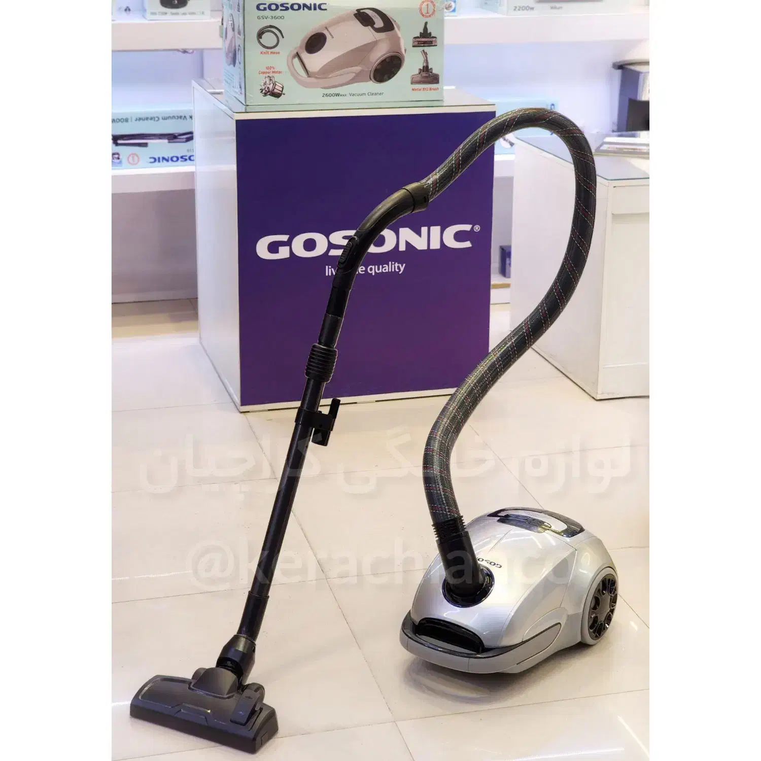 جاروبرقی 3600 گوسونیک (2025) ارسال رایگان|جاروبرقی، جارو شارژی، بخارشو|مشهد, کوشش|دیوار