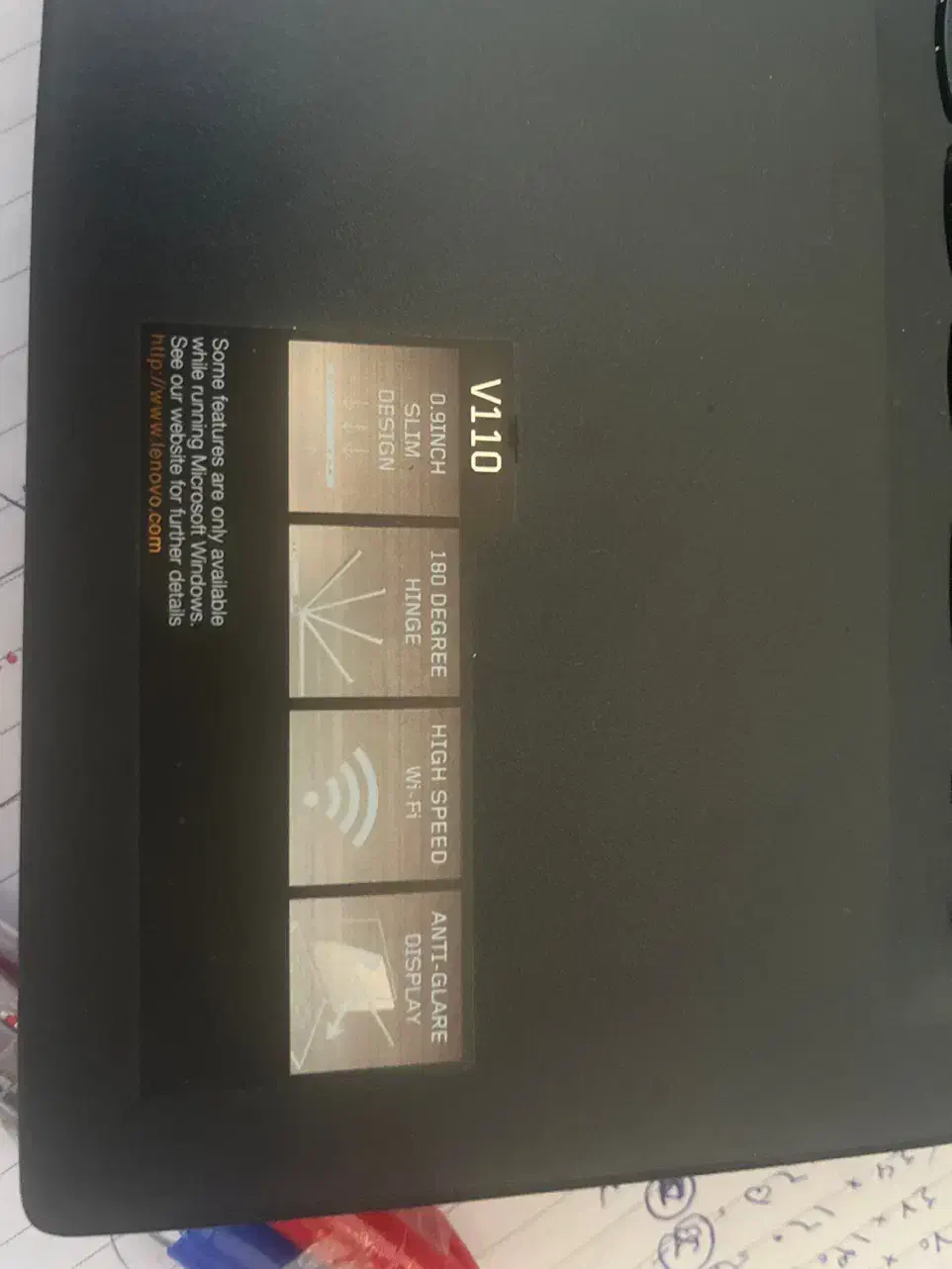 لب تاب لنوو مدل v110 مشکی|رایانه همراه|وحیدیه, |دیوار