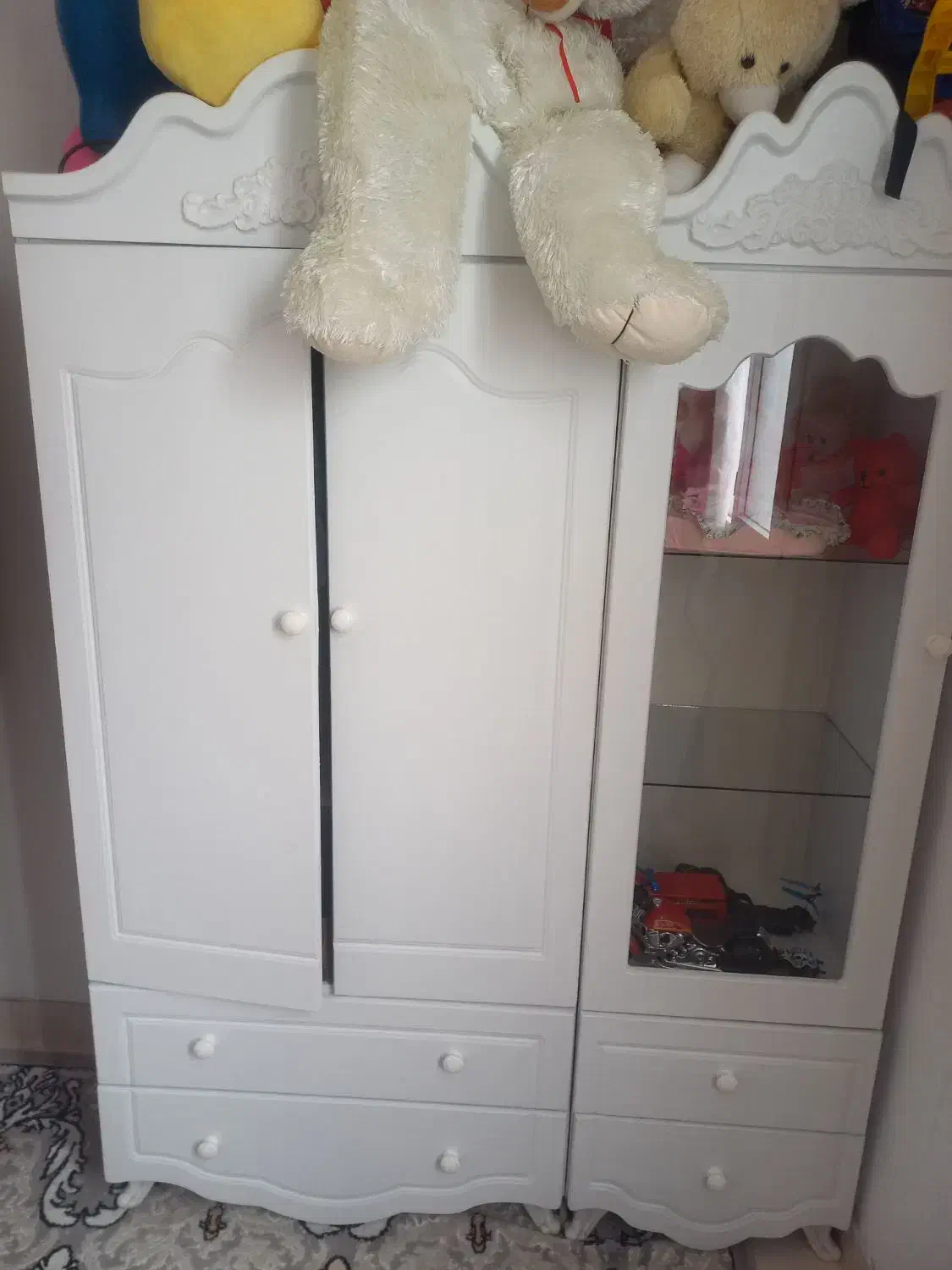 تخت و کمد سیسمونی|اسباب و اثاث بچه|آبیک, |دیوار