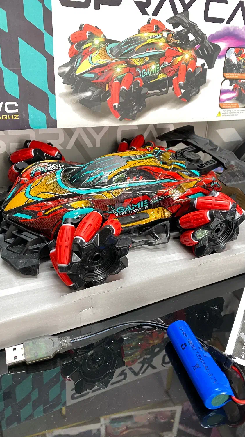 ماشین کنترلی چرخ کپسولی دودزا|اسباببازی|تهران, سلسبیل شمالی|دیوار