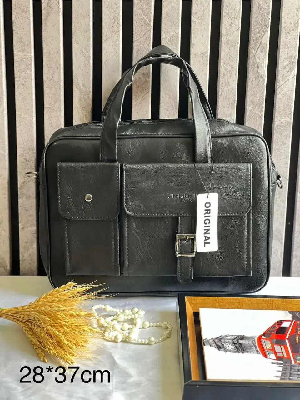 کیف دانشجویی مشکی جادار دوشی دستی چرم زنانه|کیف، کفش، کمربند|تبریز, |دیوار