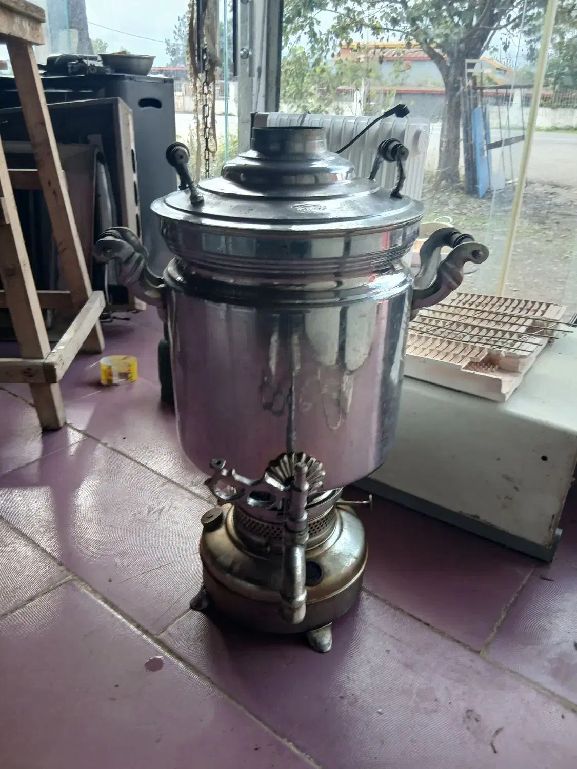 سماور نفتی فومن|سماور، چای‌ساز، قهوه‌ساز|فومن, |دیوار