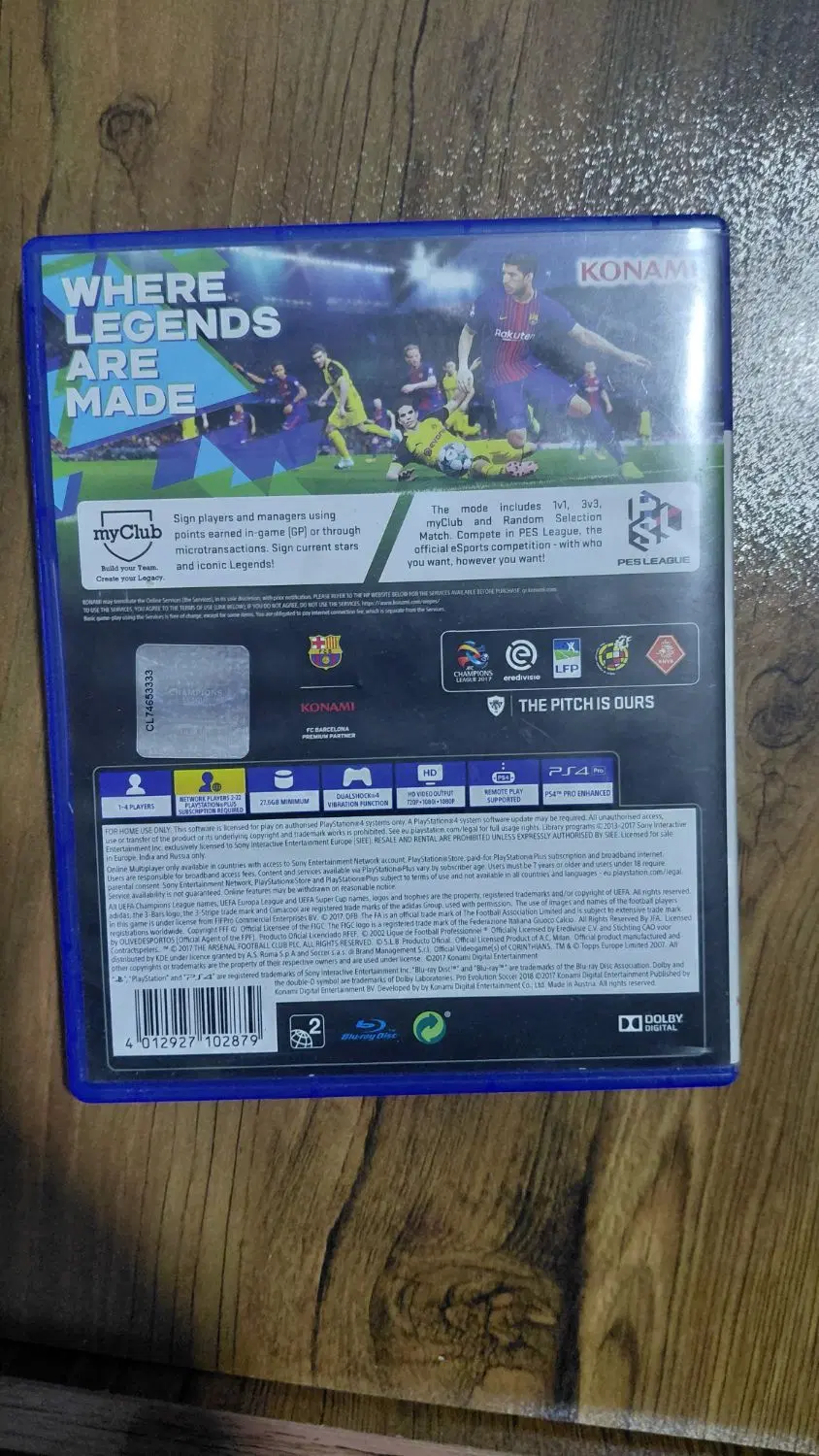 pes 2018|کنسول، بازی ویدئویی و آنلاین|تبریز, |دیوار