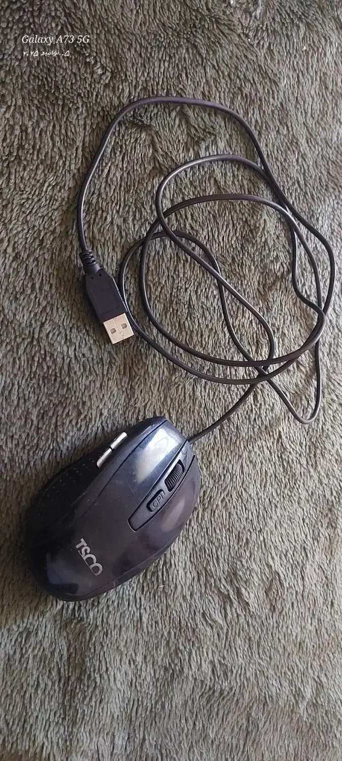 موس (ماوس)کامپیوتر usb|قطعات و لوازم جانبی رایانه|نیشابور, فردوسی جنوبی|دیوار