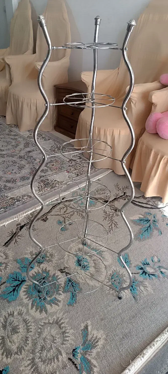 پایه نگهدارنده قابلمه ۶ طبقه نو|آبچکان و نظمدهنده ظروف|تبریز, |دیوار