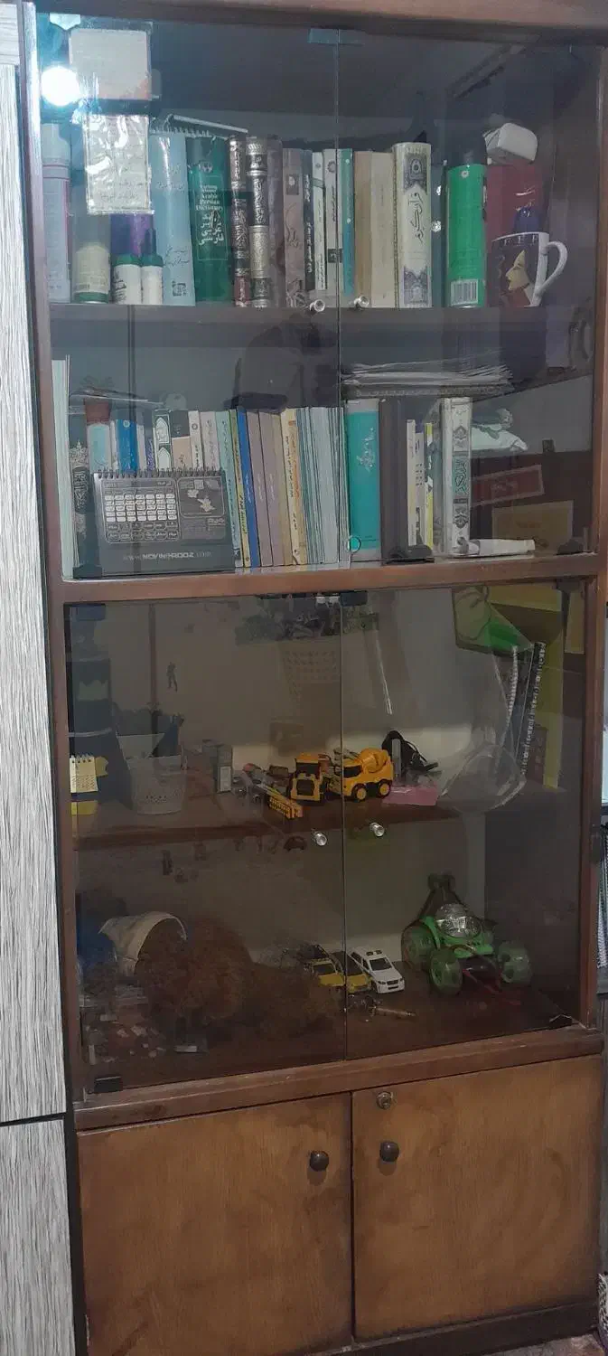 کمد کتابخانه|کتابخانه، شلف، قفسه‌های دیواری|اهر, |دیوار