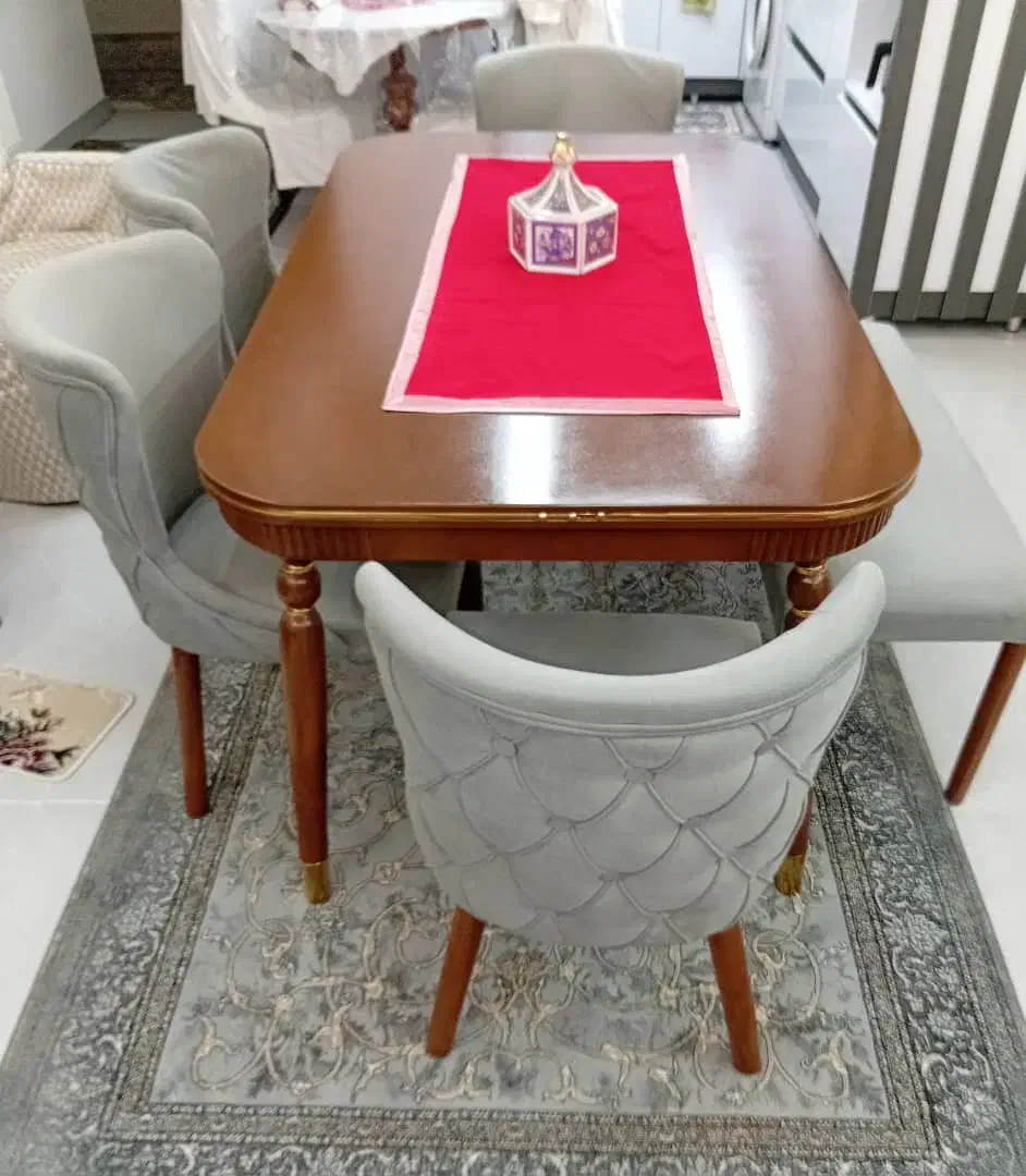 میز ناهارخوری ۶نفره(نو)|میز و صندلی غذاخوری|شاهین‌شهر, مسکن مهر|دیوار