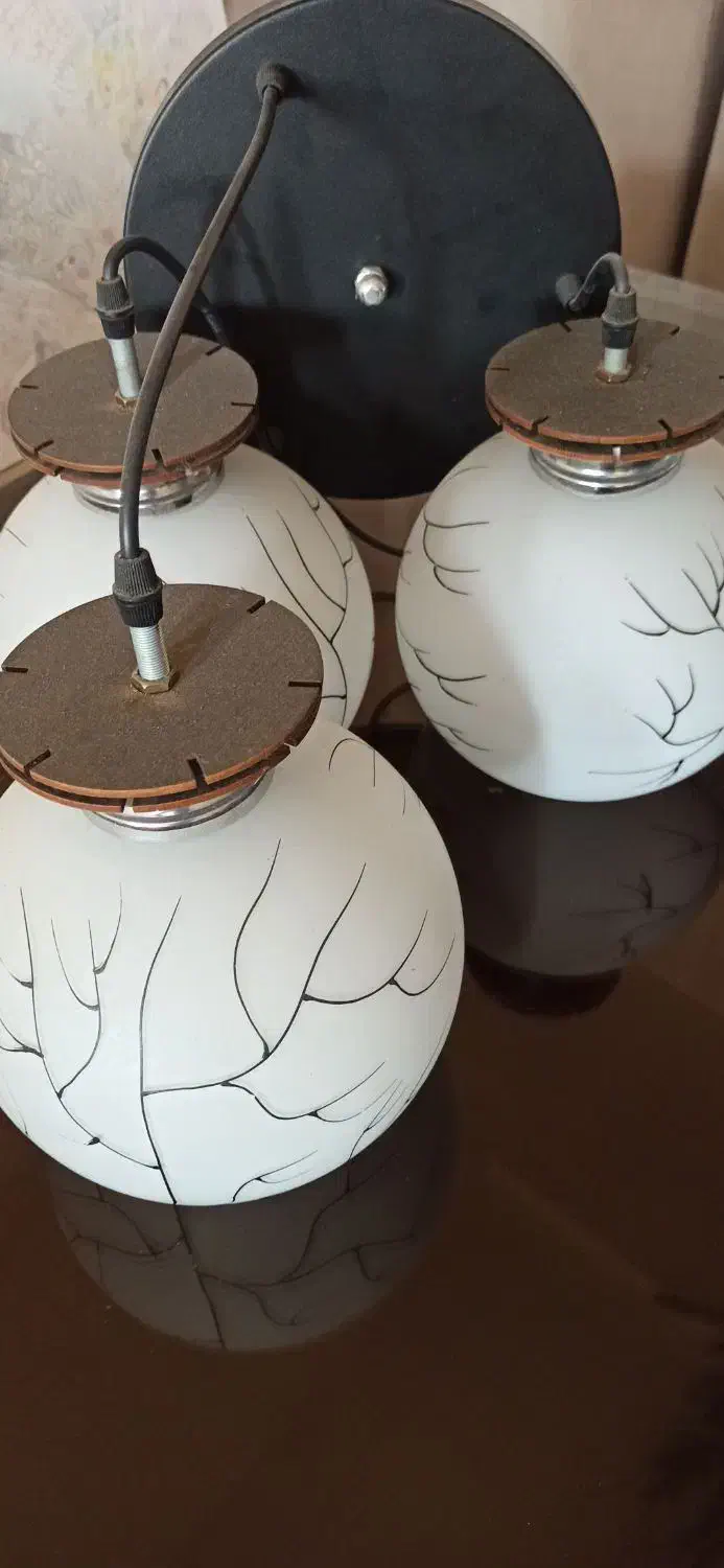 لوستر آشپزخانه یا اتاق خواب ۳ شعله|لوستر و چراغ آویز|فردیس, فردیس|دیوار