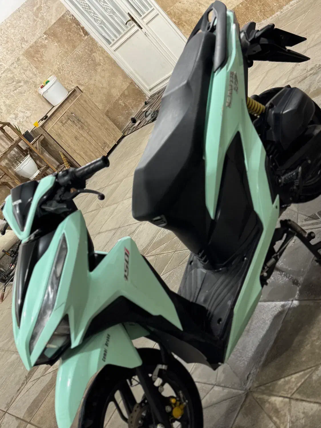 کلیک رنگ ابی اسمانی|موتورسیکلت|مشهد, آزادشهر|دیوار