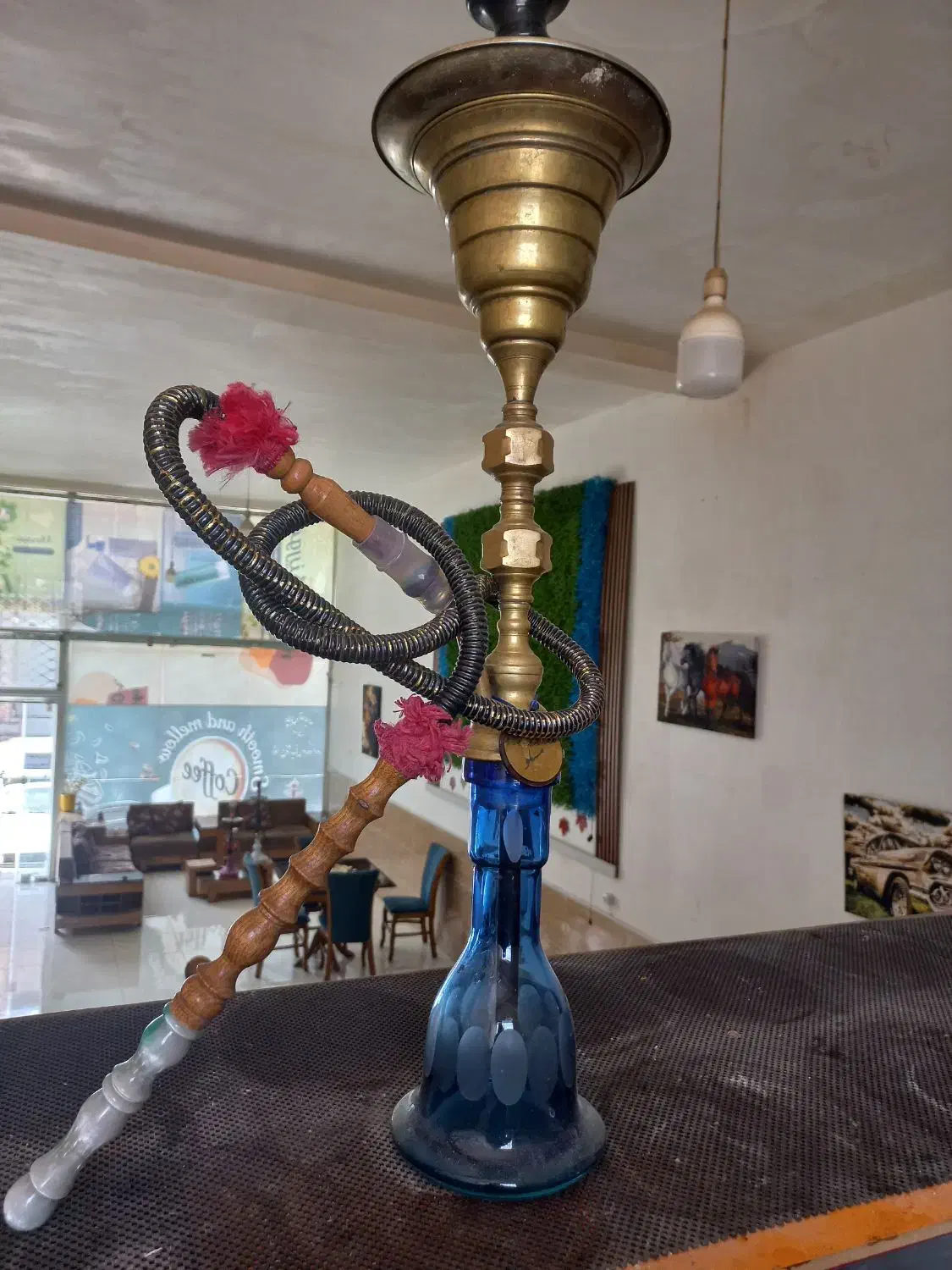 قلیان موسو  تنه برنجی سنگین|کافی‌شاپ و رستوران|ارومیه, |دیوار