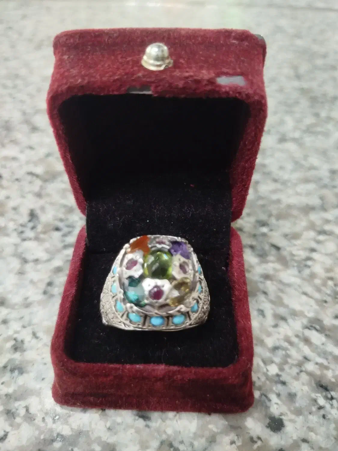 انگشتر چند نگینه|جواهرات|قم, شهرک مهدیه|دیوار