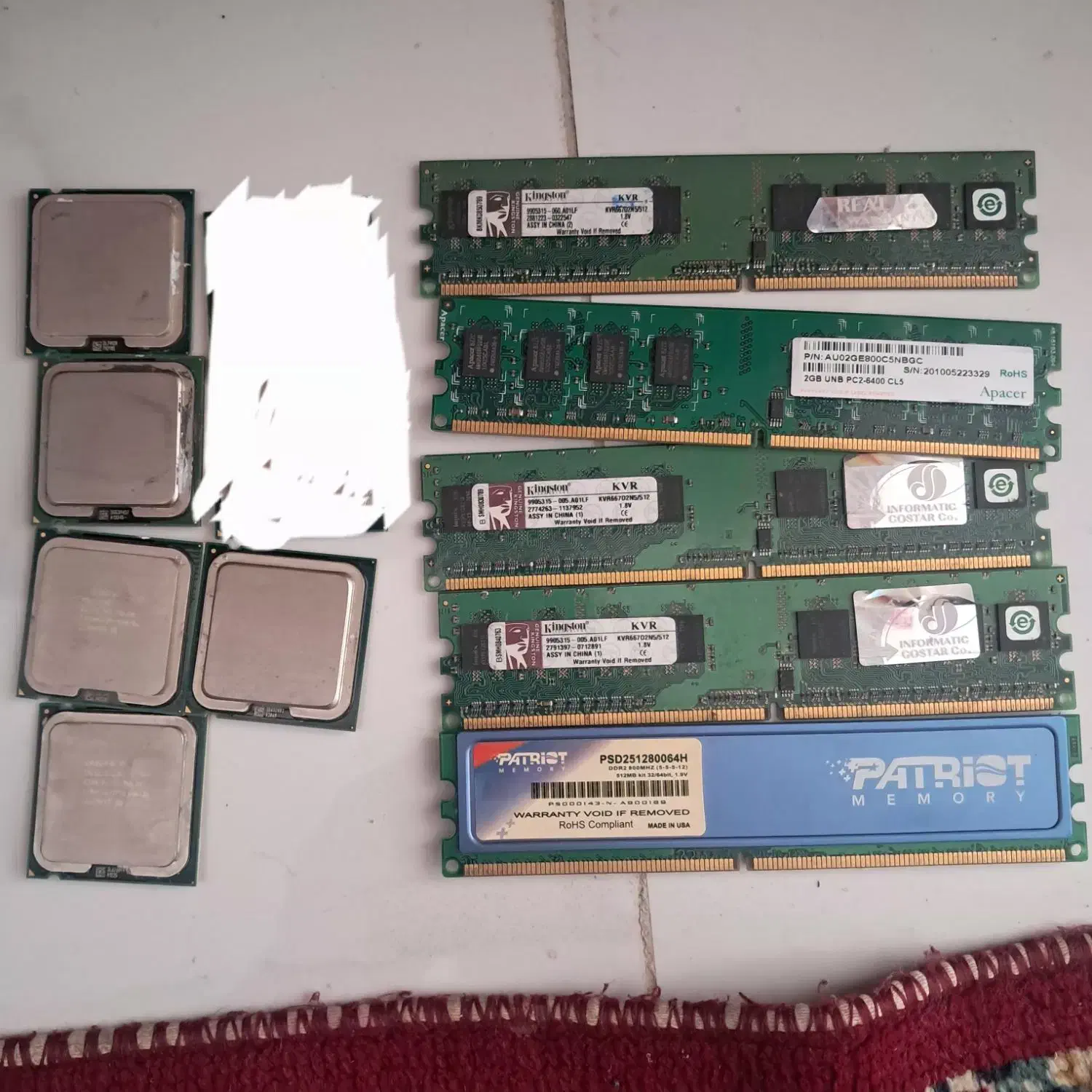 رم و سی پی یو|قطعات و لوازم جانبی رایانه|فردیس, فردیس|دیوار